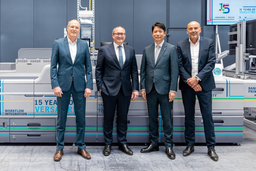 Heidelberg og Ricoh fejrer 15 års samarbejde